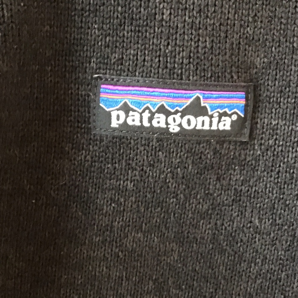 Patagonia Women's M Black Zip-Up Fleece Pullover - Picture 2 of 4